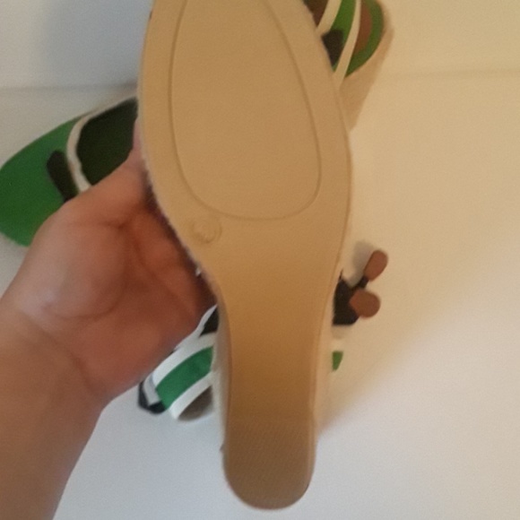 ♨️♨️SOLD♨️♨️♨️ J.Crew Ankle Wrap Espadrille Wedges - Picture 5 of 8